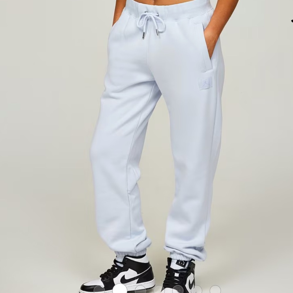 Jordan Loose Fit Active Light Blue Joggers Track Pants Size XL